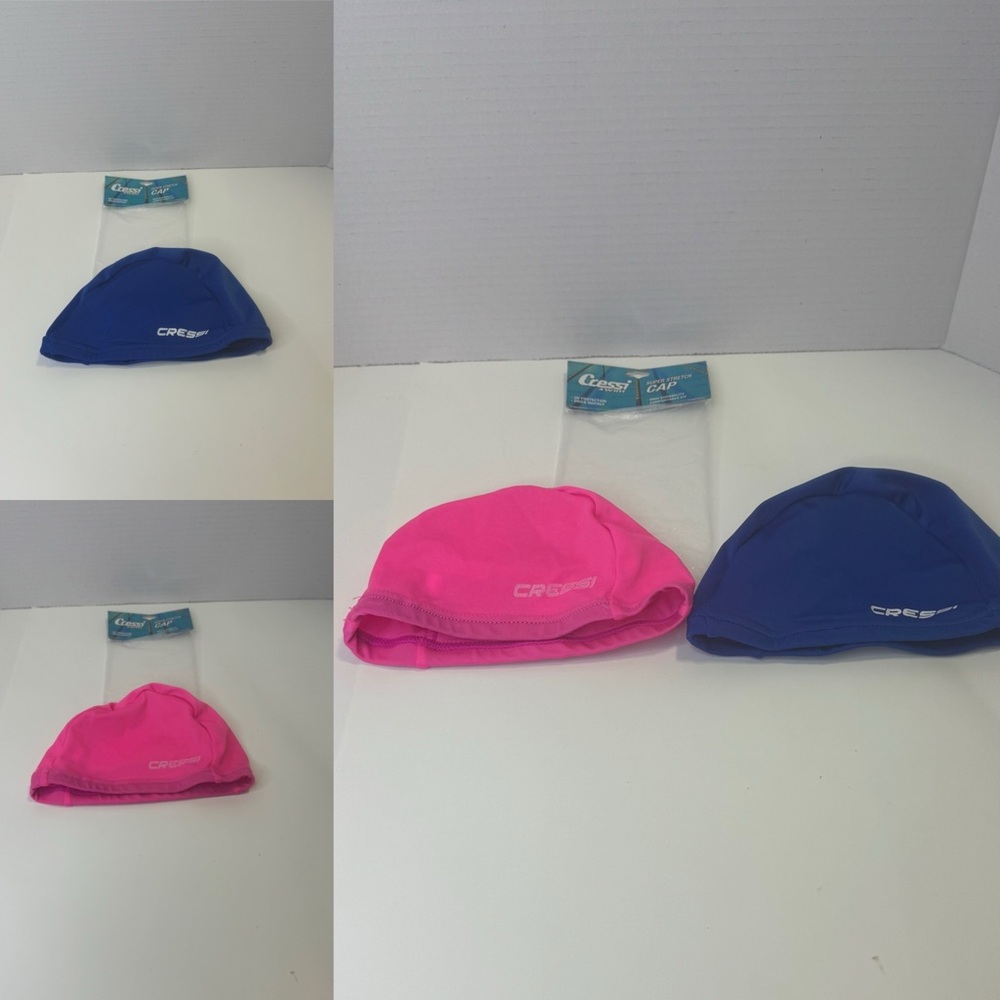 Cressi Swim Cap Stretch Set For 2 Pieces